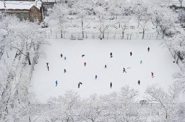 Photograph Mitchell Funk Park In The Snow on One Eyeland